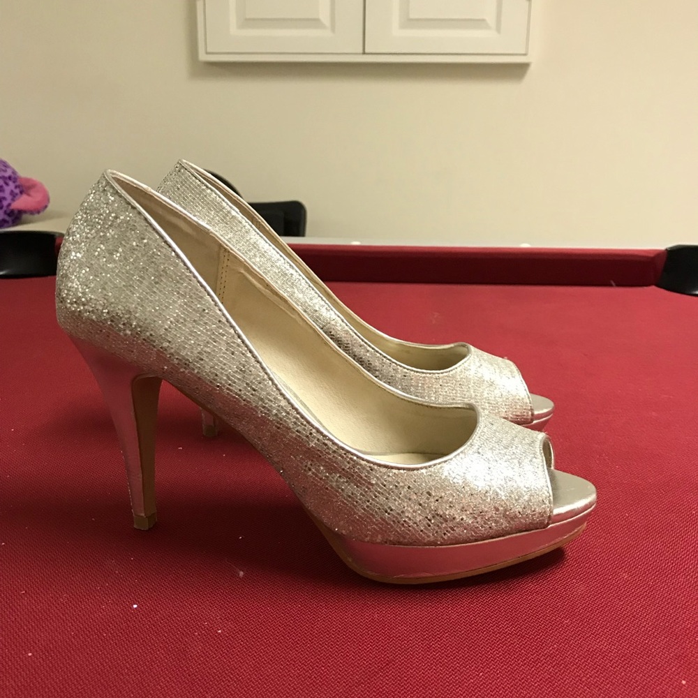 Silver heels